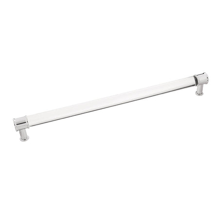 Hickory P3711-CACH: 12" cc Midway Cabinet Pull - Crysacrylic/Polished Chrome