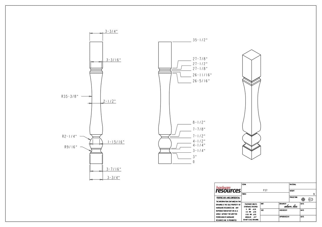 Specification Drawing