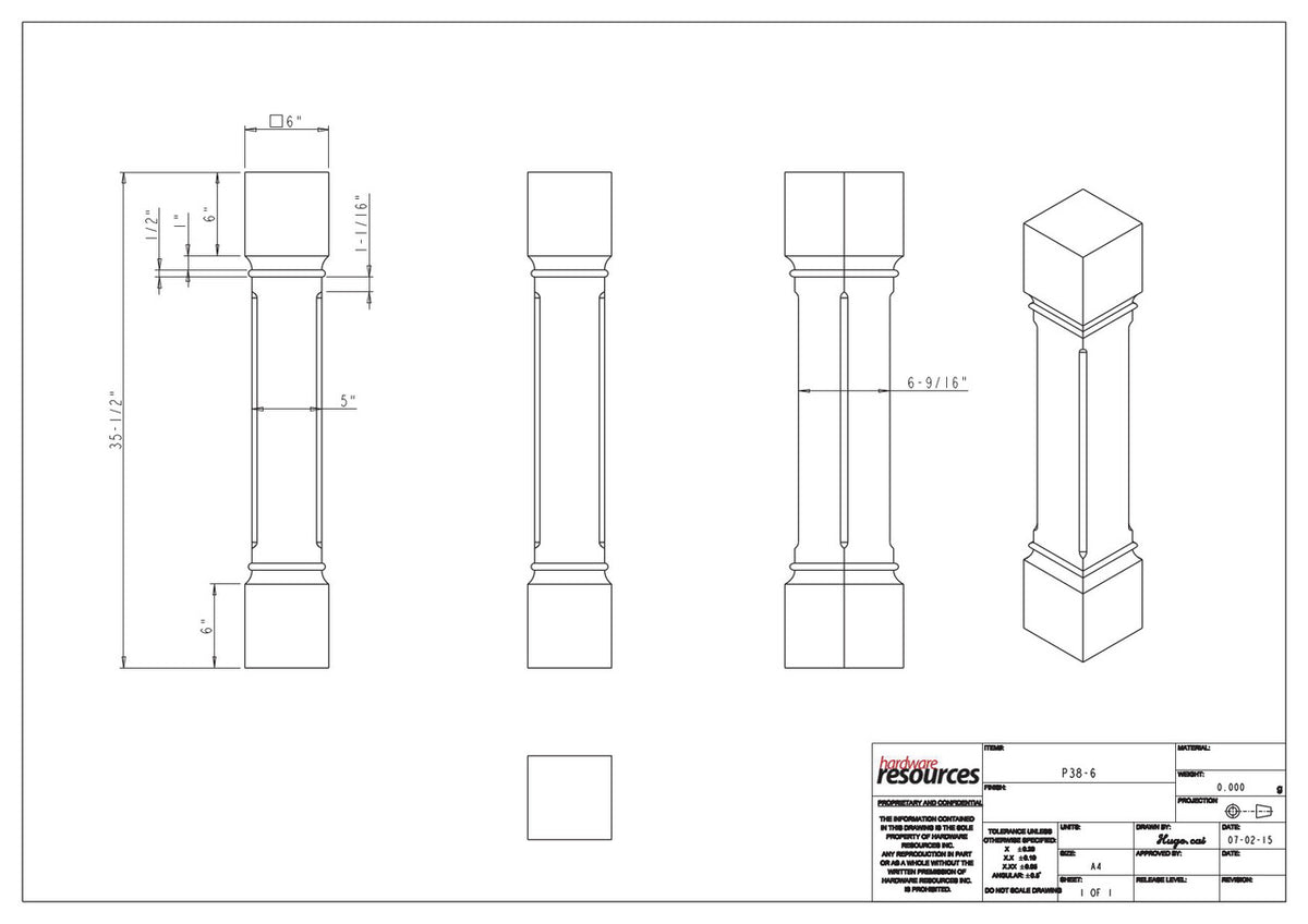 Specification Drawing