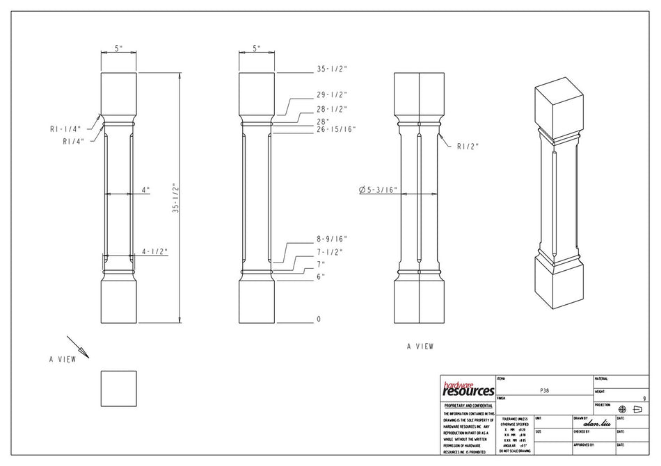 Specification Drawing