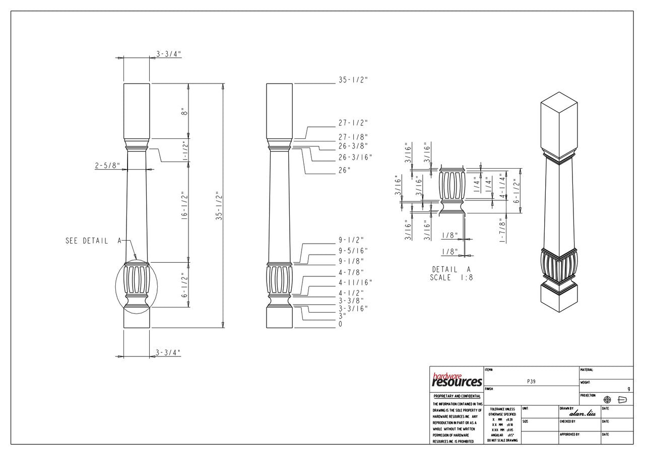 Specification Drawing