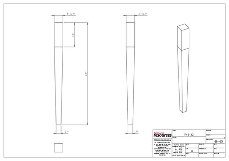 Specification Drawing
