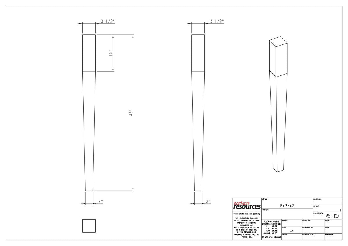 Specification Drawing