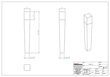 Specification Drawing