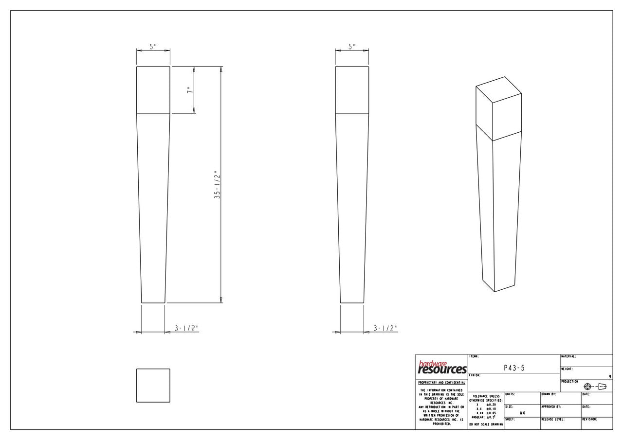 Specification Drawing