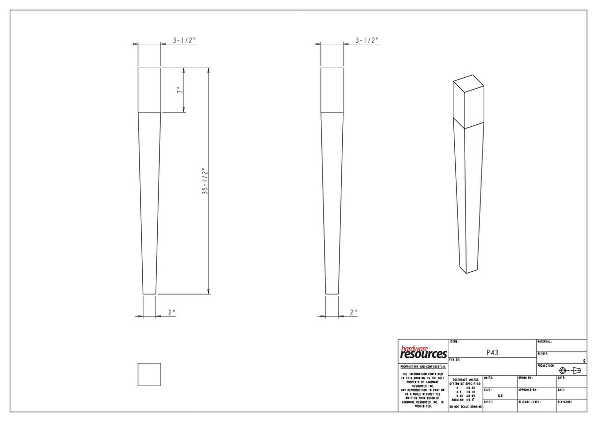 Specification Drawing