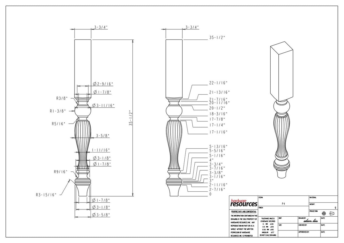 Specification Drawing