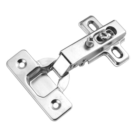 Hickory P5105-14: Concealed/Overlay Self-Closing Cabinet Hinge - Polished Nickel