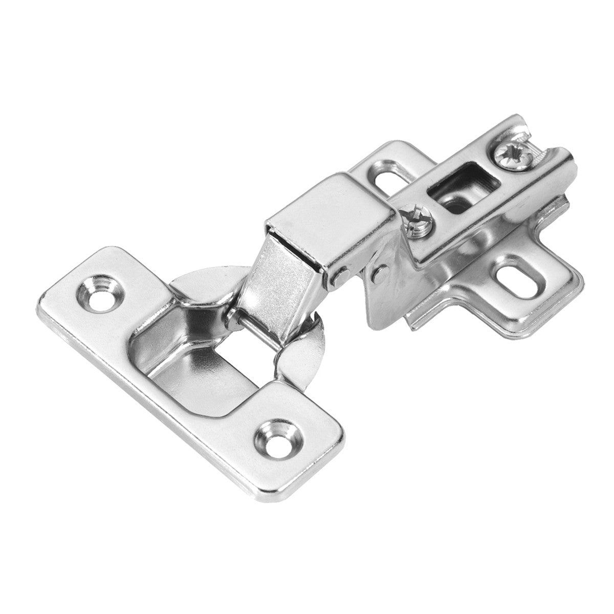 Hickory P5115-14: Concealed/Inset Self-Closing Cabinet Hinge - Polished Nickel