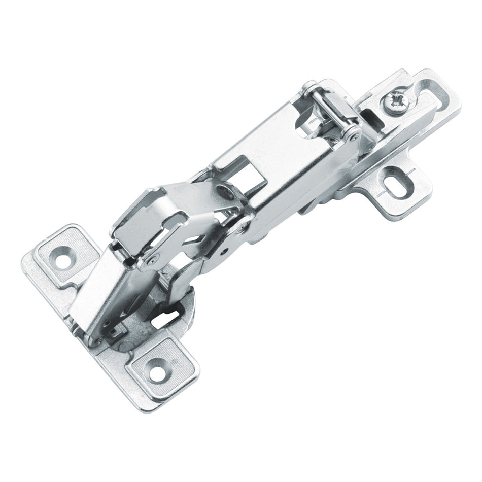 Hickory P5120-14: Concealed/Overlay Self-Closing Cabinet Hinge - Polished Nickel