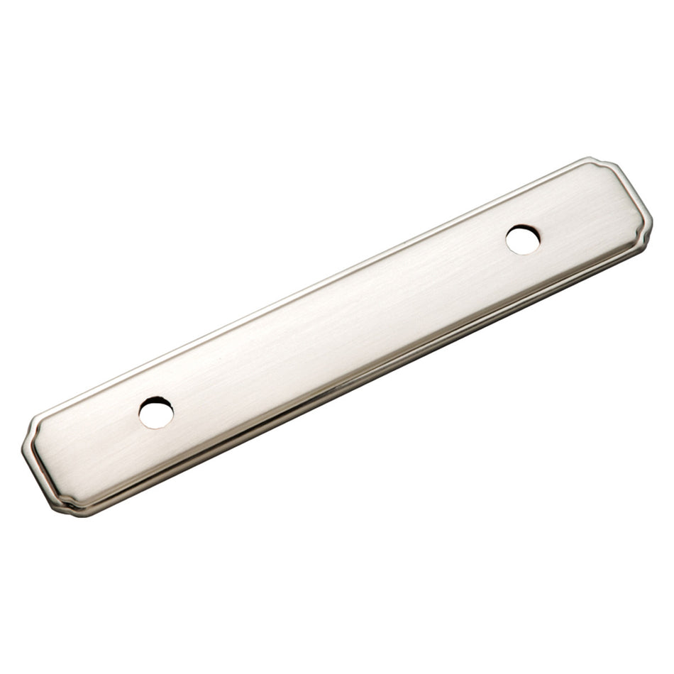 Hickory P513-SN: 5" Silverado Backplate - Satin Nickel