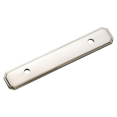 Hickory P513-SN: 5" Silverado Backplate - Satin Nickel