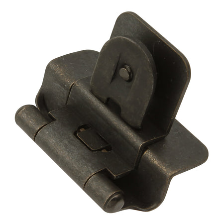Hickory P5312-BI: Double Demountable Cabinet Hinge (pair) - Black Iron