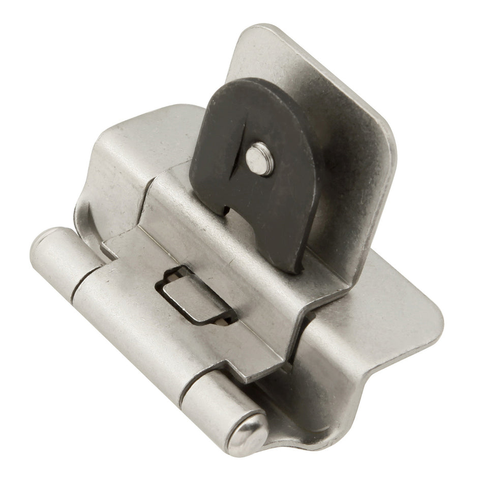 Hickory P5312-SN: Double Demountable Cabinet Hinge (pair) - Satin Nickel