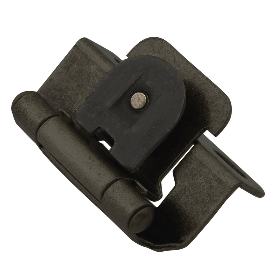 Hickory P5313-BI: Single Demountable Cabinet Hinge (pair) - Black Iron