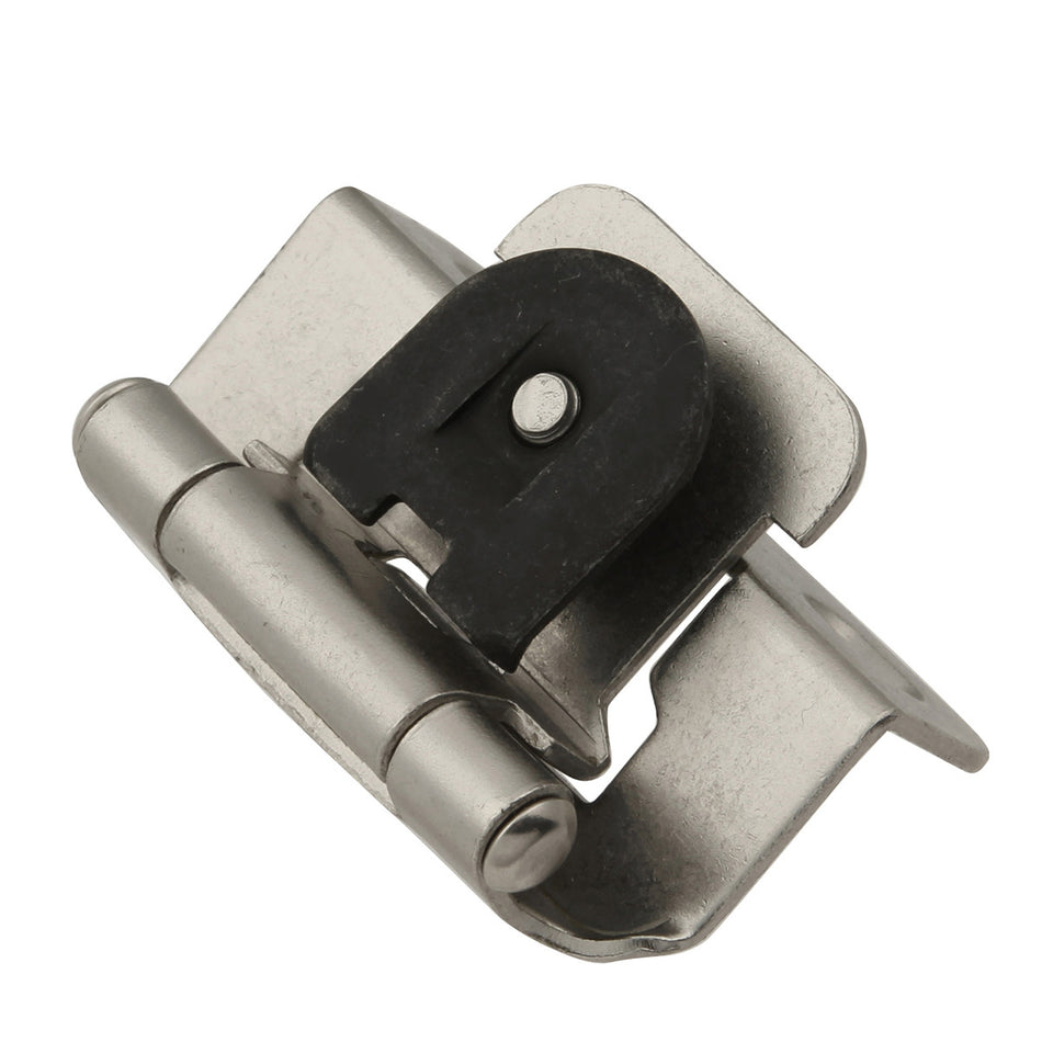 Hickory P5313-SN: Single Demountable Cabinet Hinge (pair) - Satin Nickel