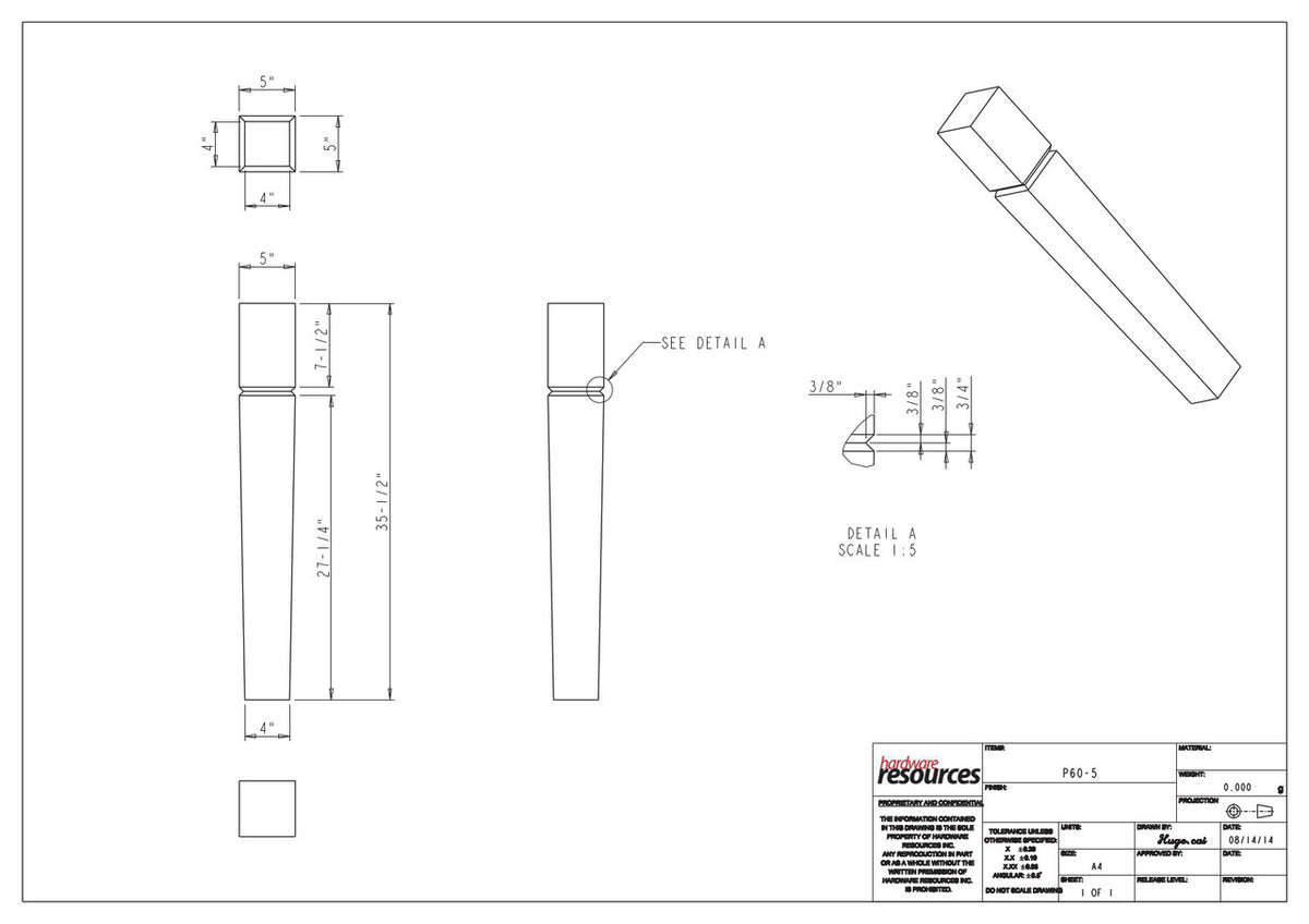 Specification Drawing