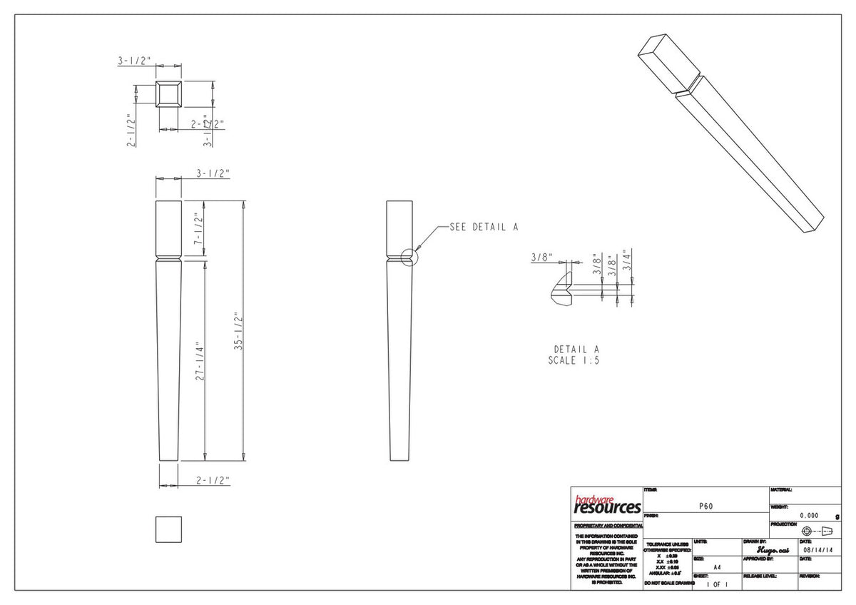 Specification Drawing