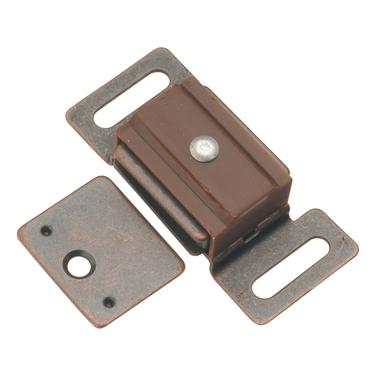 Hickory P649-STB: 1-7/8" cc Magnetic Cabinet Door Catch - Statuary Bronze