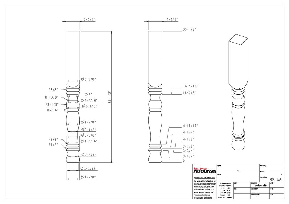 Specification Drawing