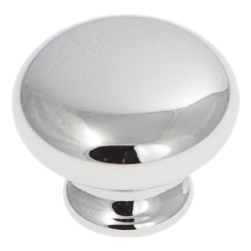 Hickory P770-CH: 1-1/8" Cottage Cabinet Knob - Polished Chrome