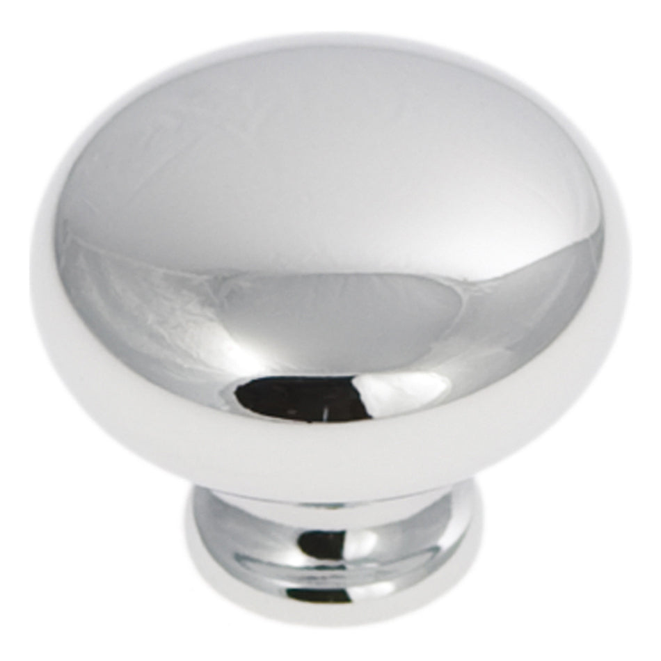 Hickory P771-CH: 1-1/4" Cottage Cabinet Knob - Polished Chrome