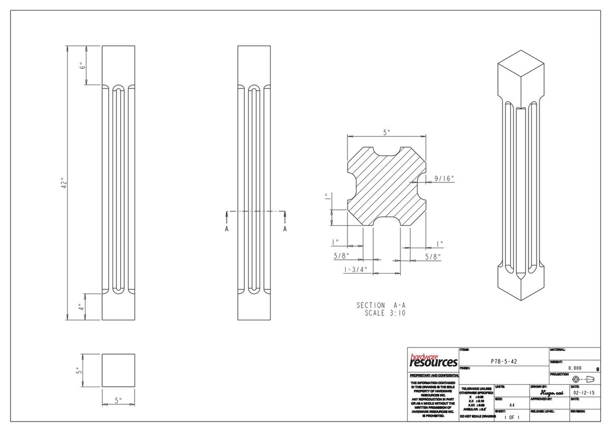 Specification Drawing