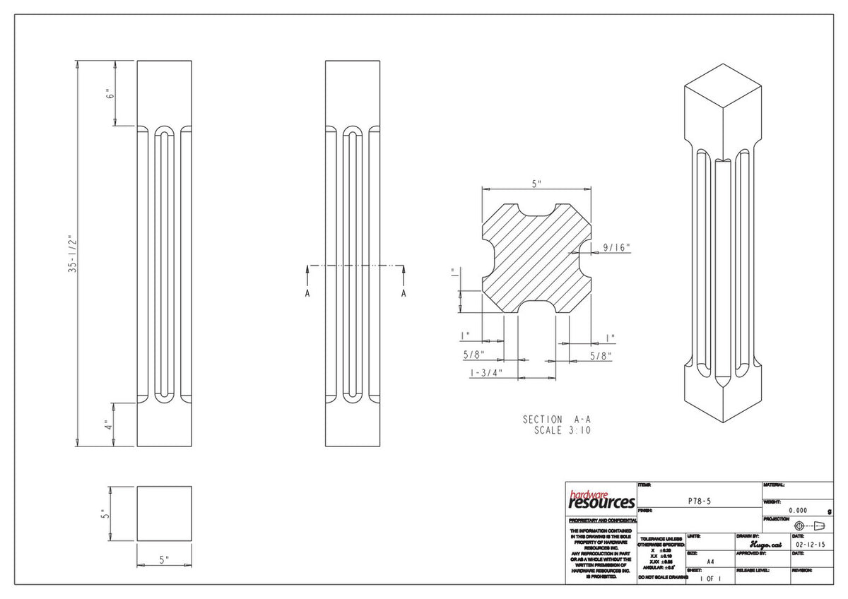 Specification Drawing