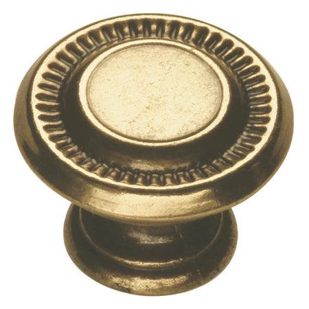 Hickory P8011-LP: 1" Manor House Cabinet Knob - Lancaster Hand Polished