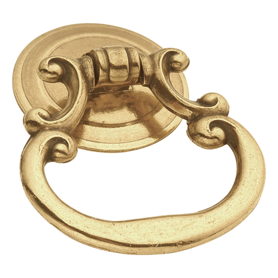 Hickory P8018-LP: 1-1/2" Manor House Bail Cabinet Pull - Lancaster Hand Polished