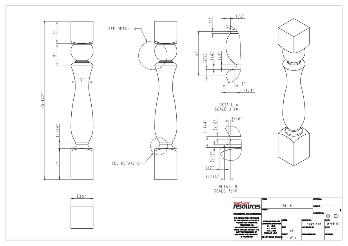 Specification Drawing