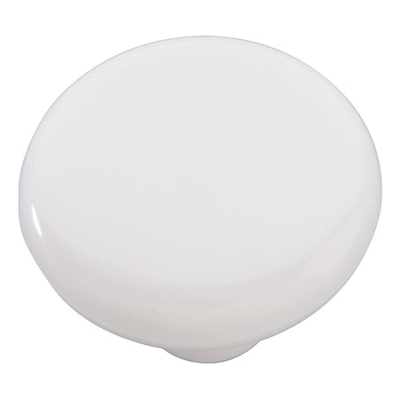 Hickory P814-W: 1-1/2" Midway Cabinet Knob - White