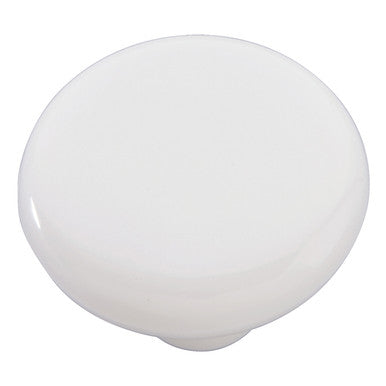 Hickory P814-W: 1-1/2" Midway Cabinet Knob - White