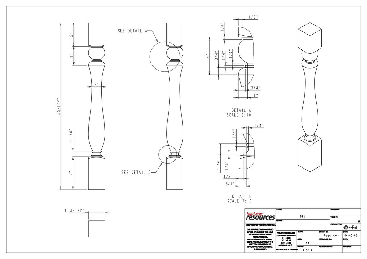 Specification Drawing