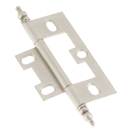 Hickory P8293-SN: Self-Mortise Cabinet Hinge (pair) - Satin Nickel