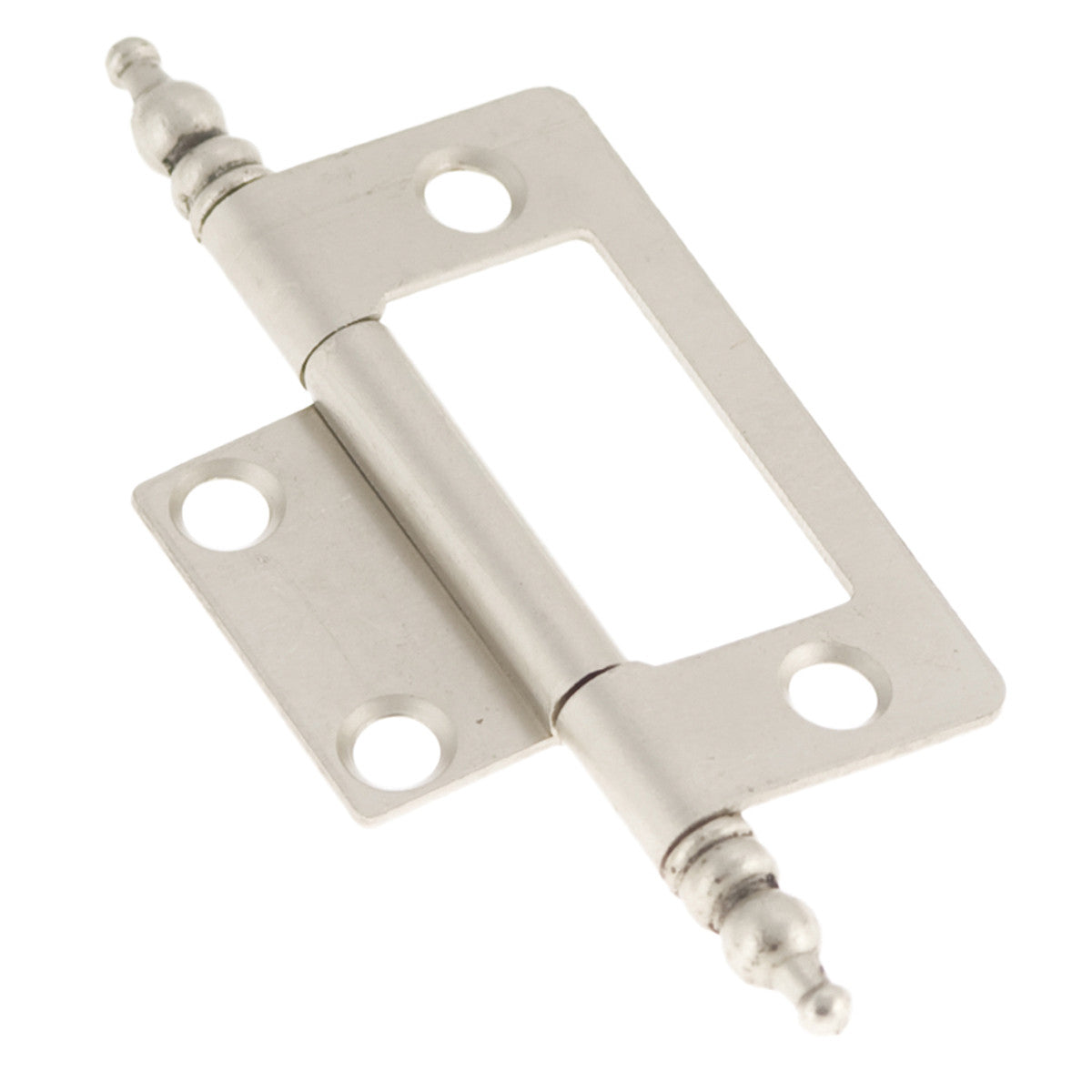Hickory P8294-SN: Self-Mortise Cabinet Hinge (pair) - Satin Nickel