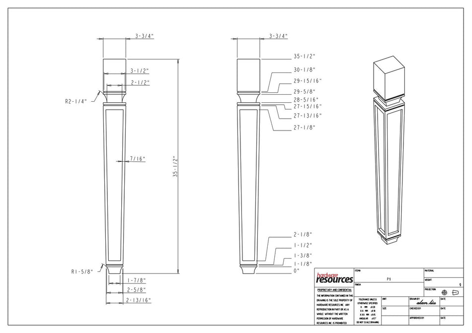 Specification Drawing