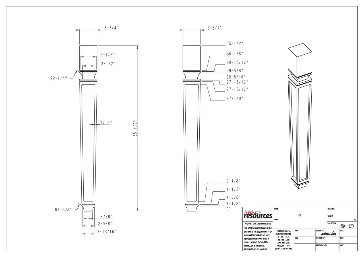 Specification Drawing