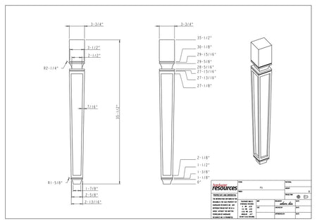 Specification Drawing