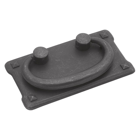 Hickory PA0721-BMA: 1.5" cc Old Mission Cabinet Pull - Black Mist Antique