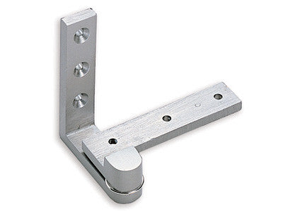 Sugatsune PAS-95: 95mm Overlay Door Pivot Hinge (pair) - Satin Nickel