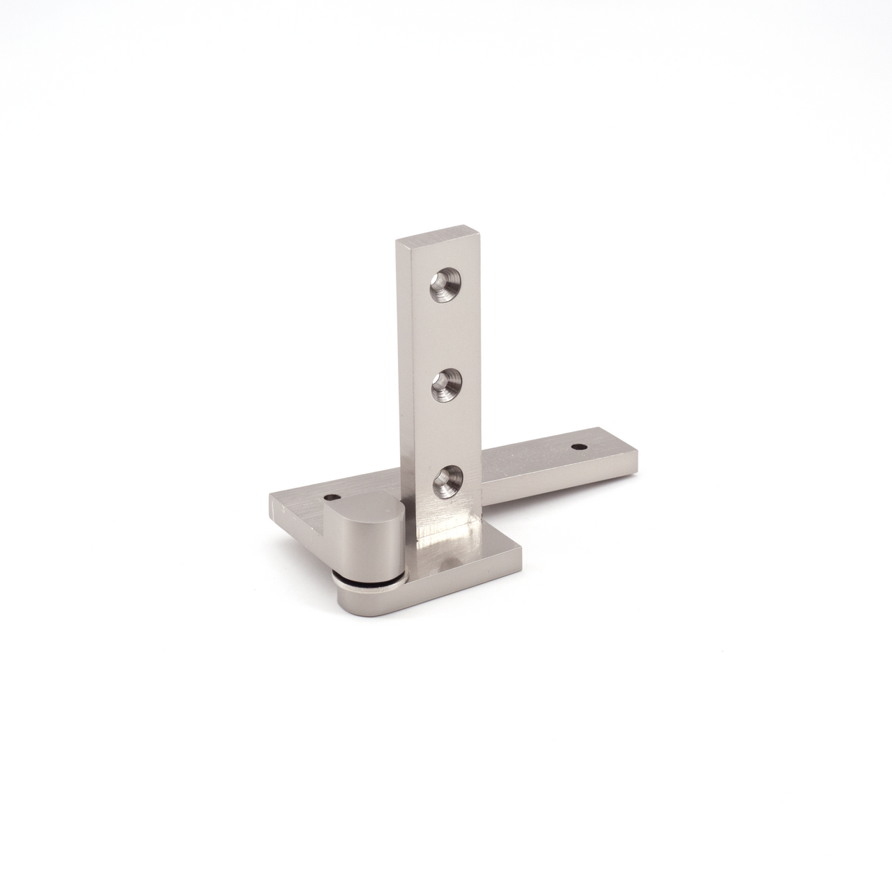 Sugatsune PAW-95: 95mm Overlay Door Pivot Hinge (pair) - Satin Nickel