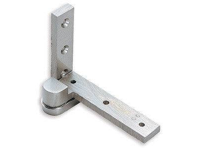 Sugatsune PAW-80: 80mm Overlay Door Pivot Hinge (pair) - Satin Nickel