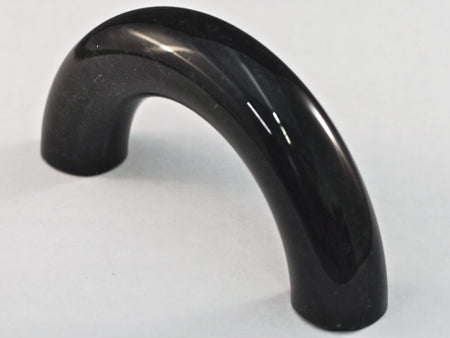 Cal Crystal PB-3: 3" cc Bow Marble Cabinet Pull - Black
