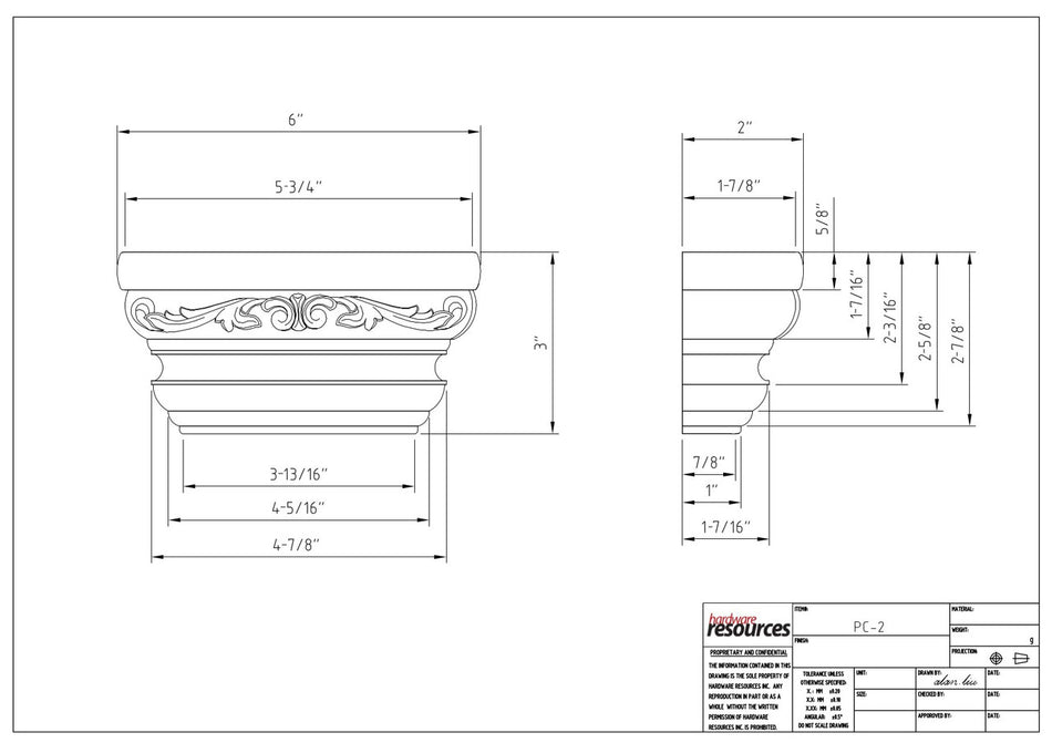 Specification Drawing