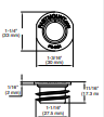 Sugatsune PC-DC1: Fastmount Standard Profile Series Self-Tapping Drywall/Masonry Adapter