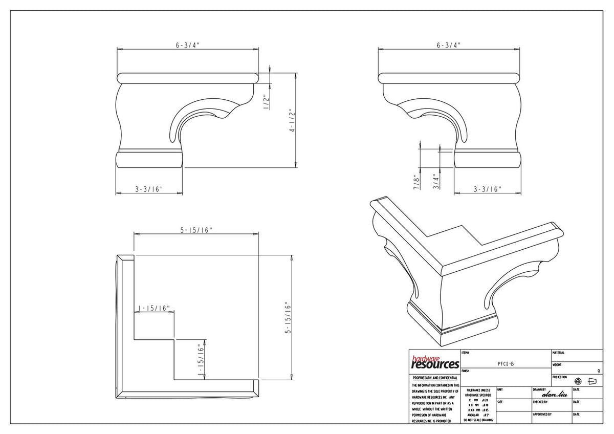 Specification Drawing