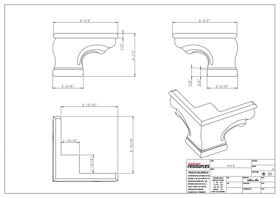 Specification Drawing