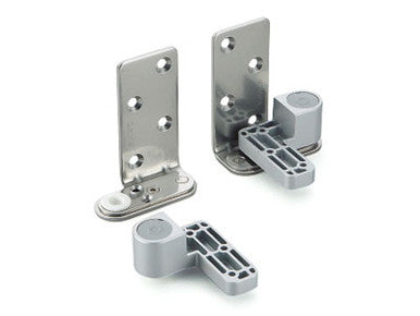 Sugatsune PH-01: 86mm 2-Way Adjustable Pivot Hinge - Matte Silver
