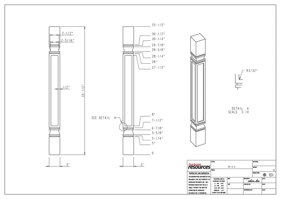 Specification Drawing